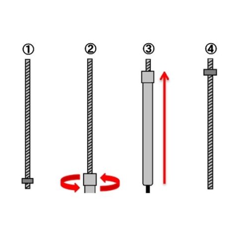 Długa nasadka 12-kątna do nakrętek M17, 500mm, mocowanie 1/4" Makita [B-52657]