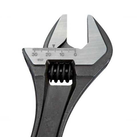 Klucz nastawny szwedzki 155mm, rozstaw szczęk 20mm, Bahco [8070]