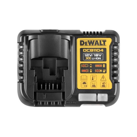 Ładowarka wielonapięciowa do akumulatorów Li-Ion 12/18V DeWALT [DCB1104-QW]