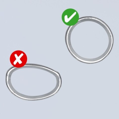 Obcinak do rur kompozytowych i z tworzyw sztucznych o średnicy do 26mm, KNIPEX [90 25 25]