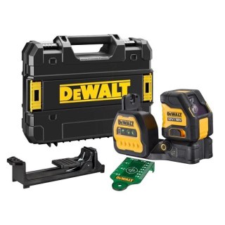 Samopoziomujący laser krzyżowy z wiązką zieloną, 30m, 12V/18V, DeWALT [DCE088NG18-XJ] Li-Ion