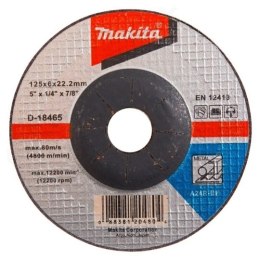 Tarcza do szlifowania metalu, 125/22,23/6,0mm, Makita [D-18465]