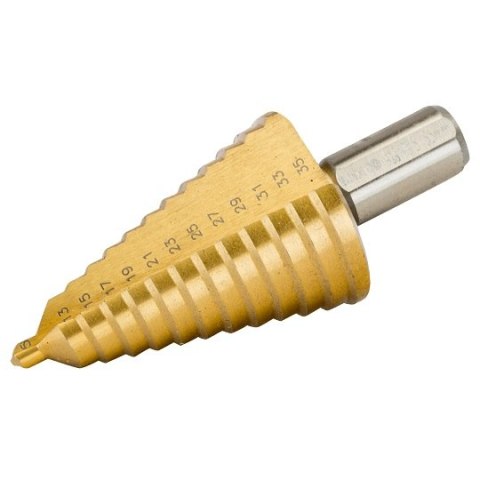 Wiertło stopniowe TiN do metalu, 5-35mm, Bahco [230-SD]