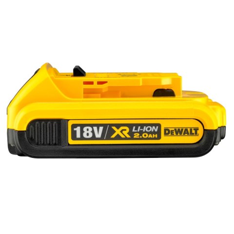 Zestaw 2 akumulatorów 18V Li-Ion 2,0Ah + ładowarka, DeWALT [DCB1104D2-QW]