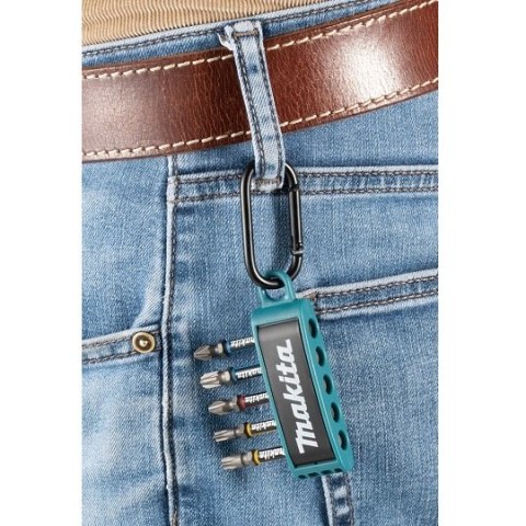 Zestaw końcówek udarowych 1/4" PH,PZ, TORX, 5 szt. IMPACT PREMIER MAKITA [E-13568] w uchwycie z karabińczykiem