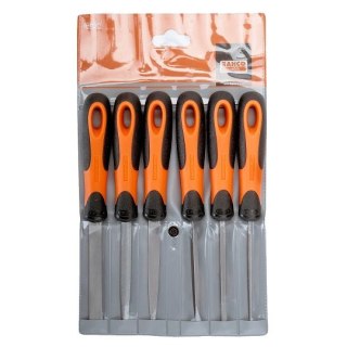 Zestaw pilników ręcznych 100mm, 6 szt. ERGO Bahco [1-476-04-3-2]