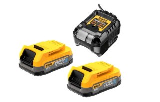 Ładowarka + 2 akumulatory 1,7Ah Li-Ion 18V PowerStack Dewalt [DCB1102E2-QW]