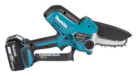 Akumulatorowa pilarka do gałęzi łańcuchowa 10cm, 18V, Makita [DUC101SF01] 3,0Ah, Li-Ion, LXT