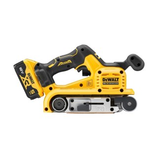 Akumulatorowa szlifierka taśmowa typu czołg, 75x533mm, 18V Li-Ion 2x5.0Ah, DeWalt [DCW220P2-QW] walizka TStak
