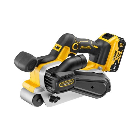 Akumulatorowa szlifierka taśmowa typu czołg, 75x533mm, 18V Li-Ion 2x5.0Ah, DeWalt [DCW220P2-QW] walizka TStak