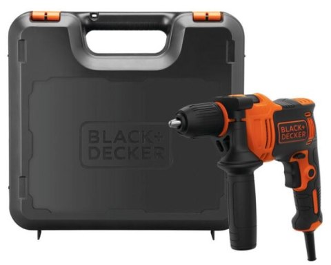 Elektryczna wiertarka udarowa 710W Black+Decker [BEH710K-QS] w walizce