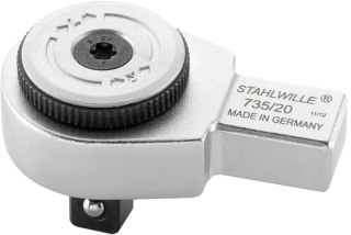 Grzechotka wtykowa 14x18mm, na kwadrat 1/2" Stahlwille [58250020] 735/20
