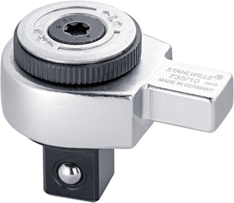 Grzechotka wtykowa 9x12mm, na kwadrat 1/2" Stahlwille [58250010] 735/10