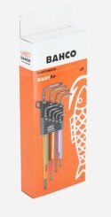 Komplet 9 kluczy trzpieniowych TORX kolorowych BAHCO [C1997TORX/9P]