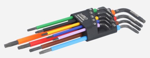 Komplet 9 kluczy trzpieniowych TORX kolorowych BAHCO [C1997TORX/9P]
