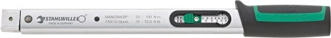 Mechaniczny klucz dynamometryczny 20-100Nm na końcówki wtykowe 9x12mm STAHLWILLE [50184010] Manoskop 730/10 QUICK