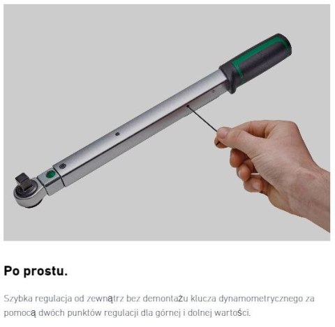 Mechaniczny klucz dynamometryczny 20-100Nm na końcówki wtykowe 9x12mm STAHLWILLE [50184010] Manoskop 730/10 QUICK