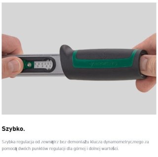 Mechaniczny klucz dynamometryczny 40-200Nm na końcówki wtykowe 14x18mm STAHLWILLE [50184020] Manoskop 730/20 QUICK