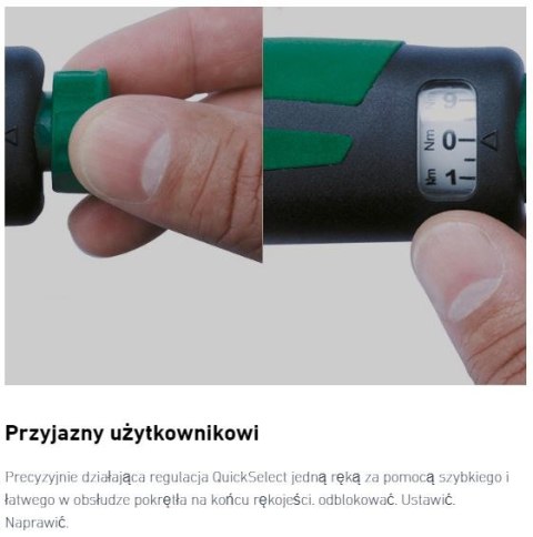 Mechaniczny klucz dynamometryczny 40-200Nm na końcówki wtykowe 14x18mm + grzechotka na kwadrat 1/2" STAHLWILLE [PR-50181020] Man