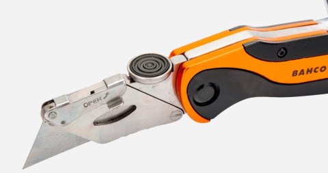 Nóż turystyczno-sportowy ze składanym ostrzem, BAHCO [KBSU-01] ostrze trapezowe