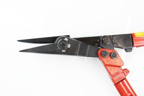 Nożyce dwuręczne, dźwigniowe do cięcia blachy i taśm stalowych, HIT [SS-600] ostrze proste