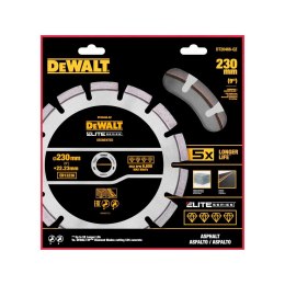 Tarcza diamentowa segmentowa do ciecia betonu, asfaltu 230/25,4mm, serii ELITE, DeWalt [DT20466-QZ]