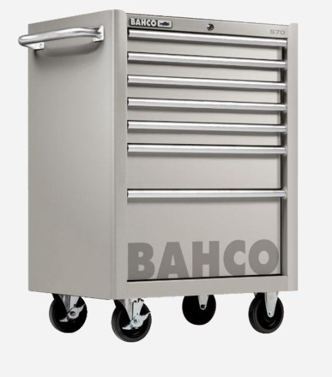 Wózek narzędziowy 7-szufladowy ze stali nierdzewnej Bahco [1470K7SS]
