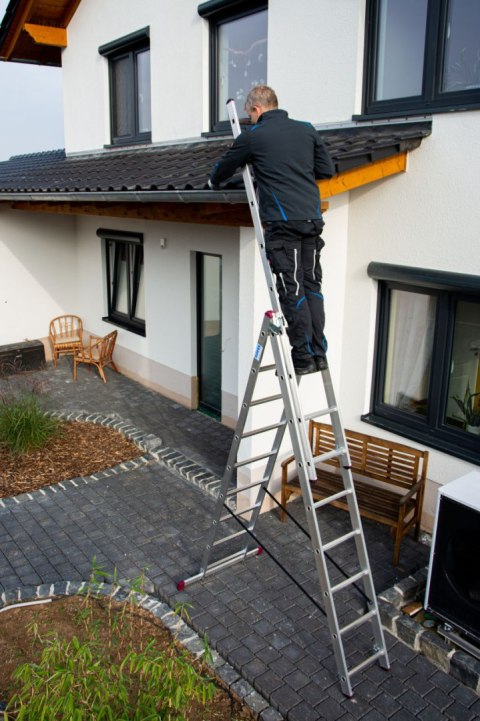 Drabina wielofunkcyjna CORDA 3x9 szczebli Krause [030399]