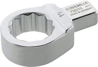 Końcówka wymienna 9x12mm, 732/10 17mm Stahlwille [58221017] klucz oczkowy 17mm