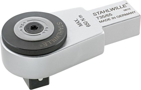 Mechaniczny klucz dynamometryczny 130-650Nm na końcówki wtykowe 22x28mm + grzechotka na kwadrat 3/4" STAHLWILLE [PR-50181365] Ma