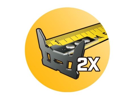 Miara zwijana 10m Komelon [PWB102] ze skalą dwustronną