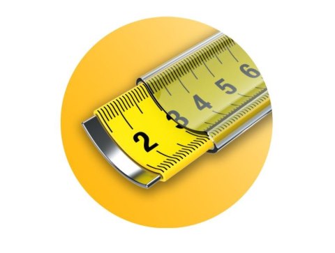 Miara zwijana 5m Komelon [MPJT55] ze skalą dwustronną i magnetycznym zaczepem