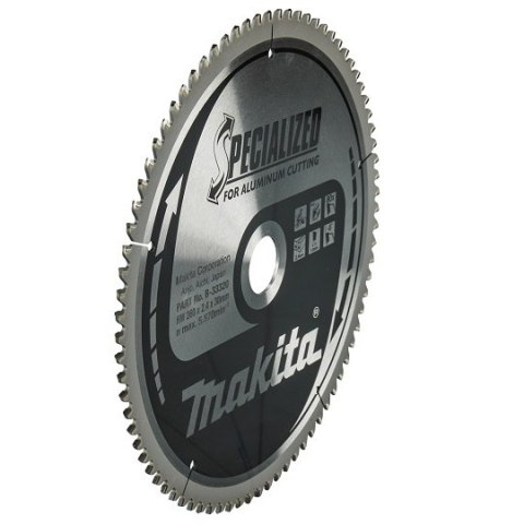 Piła tarczowa do aluminium, PVC, laminatów, 260/30mm, 80 zębów, SPECIALIZED Makita [B-33320]