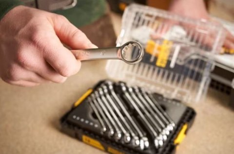 Zestaw 12 szt. kluczy płasko-oczkowych Stanley FATMAX [FMMT98104-0] MODUŁ PRO-STACK M