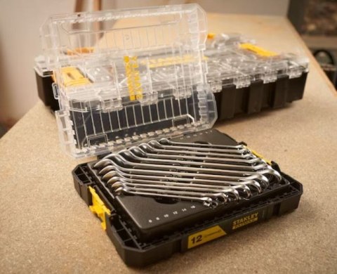 Zestaw 12 szt. kluczy płasko-oczkowych Stanley FATMAX [FMMT98104-0] MODUŁ PRO-STACK M