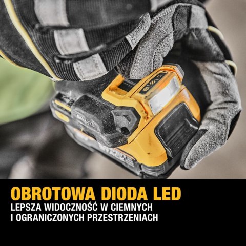 Akumulatorowa wiertarko-wkrętarka udarowa XR, Li-Ion 18V/2x5,0Ah, 90Nm, TStak [DCD805P2LRT-QW] LANYARD READY