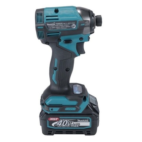 Akumulatorowa zakrętarka udarowa 1/4", 40V max XGT, Makita [TD002GD202] 2x2,5Ah, Li-Ion