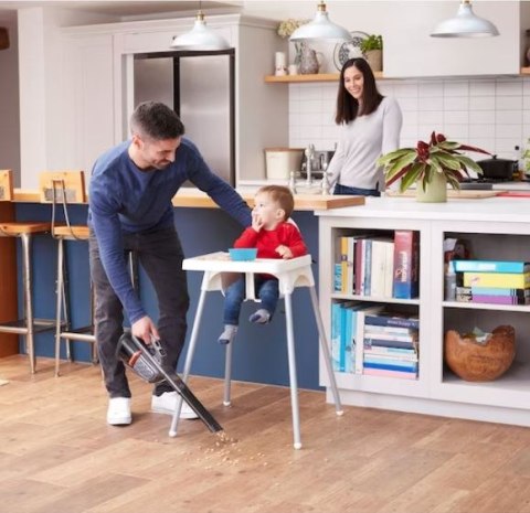 Akumulatorowy odkurzacz Dustbuster 18V, Black+Decker [BHHV520JF-QW] 2,0Ah Li-Ion,