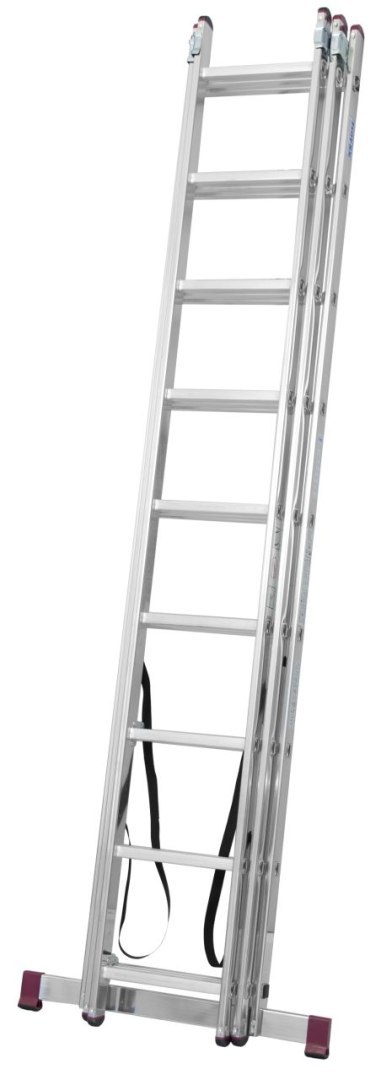 Aluminiowa drabina wielofunkcyjna 3x9 CORDA KRAUSE [033390] z funkcją ustawiania na schodach