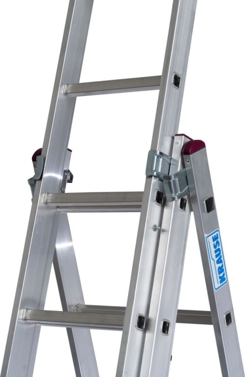 Aluminiowa drabina wielofunkcyjna 3x9 CORDA KRAUSE [033390] z funkcją ustawiania na schodach