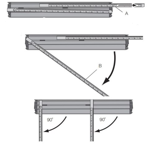 Aluminiowa prowadnica równoległa 300mm do pilarek tarczowych DeWalt [DWS5100-XJ]