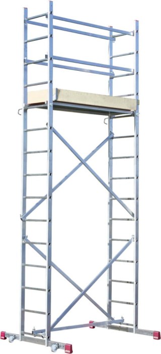 Aluminiowe, rusztowanie montażowe, seria CORDA KRAUSE [916129] wysokość robocza 5m