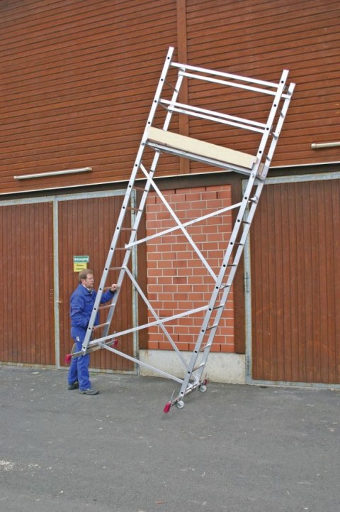 Aluminiowe, rusztowanie montażowe, seria CORDA KRAUSE [916129] wysokość robocza 5m