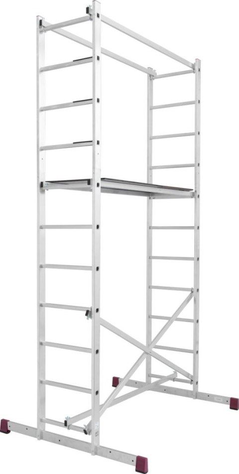 Aluminiowe, rusztowanie montażowe, seria CORDA KRAUSE [916280] wysokość robocza 4m