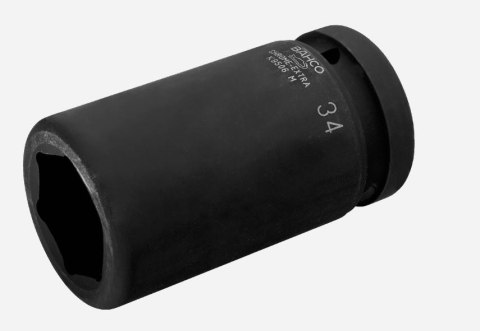 Nasadka udarowa wydłużona sześciokątna 1", rozmiar 30mm, Bahco [K9506M-30] profil Dynamic-Drive