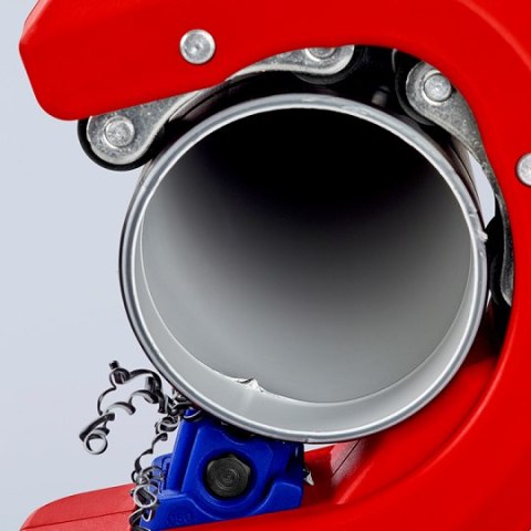 Obcinak do rur odpływowych z tworzywa sztucznego o średnicy 32/40/50mm, DP50, KNIPEX [90 23 01 BK]