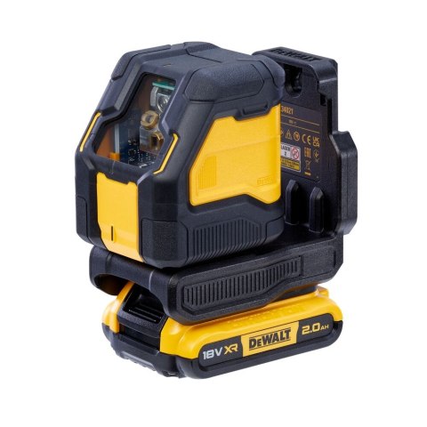 Samopoziomujący laser krzyżowy z wiązką zieloną, zasięg do 55m, DeWALT [DCLE34021D1-QW] walizka