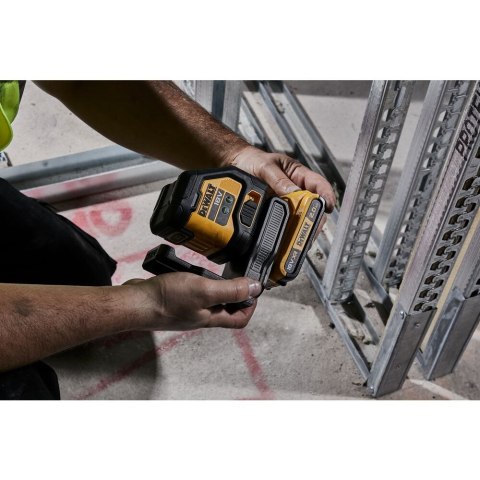 Laser krzyżowy z wiązką zieloną, zasięg 55m, DeWALT [DCLE34021N-XJ]
