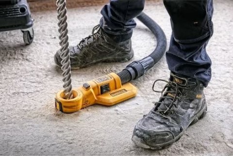 System odsysania pyłu do każdego typu młotów obrotowo-udarowych, max rozmiar wiertła 52mm, DeWalt [DWH050-XJ]