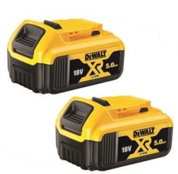 Zestaw 2 akumulatorów 18V Li-Ion 5,0Ah DeWALT [DCB184P2-XJ]